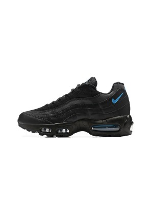 Nike Air Max 95 'Black Dark Marina Reflective' DZ4511-001 Herren Air-Cushion Sneakers – Ikonisches Retro-Design mit Reflektierenden Details für Stylischen Komfort