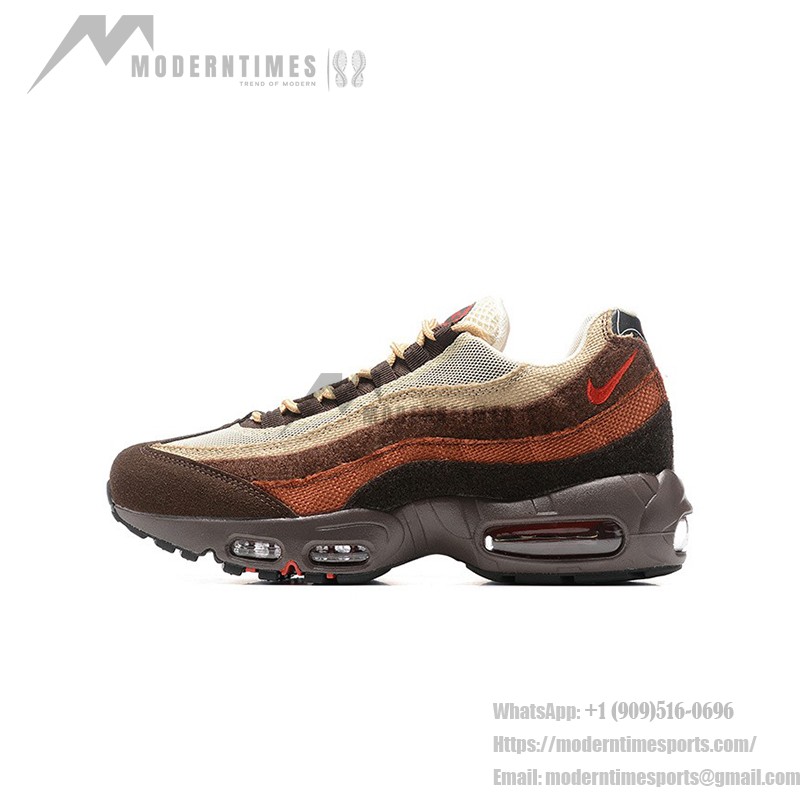 Nike Air Max 95 'Anatomy of Air - Spine' DZ4710-200 Herren Air-Cushion Sneakers – Anatomisches Design Inspiriert von der Wirbelsäule