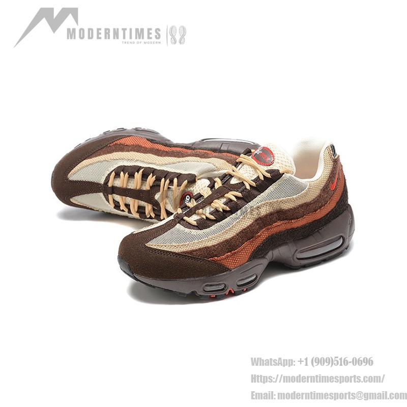 Nike Air Max 95 'Anatomy of Air - Spine' DZ4710-200 Herren Air-Cushion Sneakers – Anatomisches Design Inspiriert von der Wirbelsäule