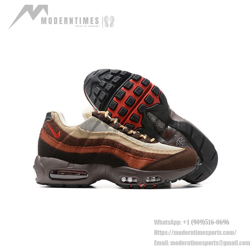 Nike Air Max 95 'Anatomy of Air - Spine' DZ4710-200 Herren Air-Cushion Sneakers – Anatomisches Design Inspiriert von der Wirbelsäule