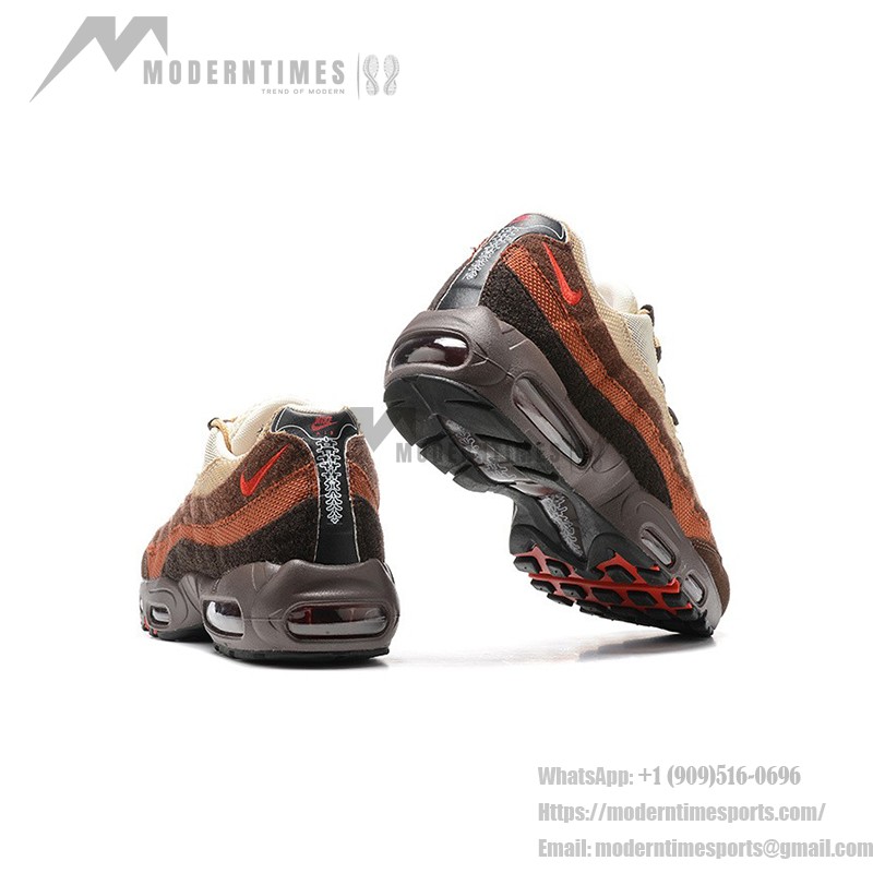 Nike Air Max 95 'Anatomy of Air - Spine' DZ4710-200 Herren Air-Cushion Sneakers – Anatomisches Design Inspiriert von der Wirbelsäule