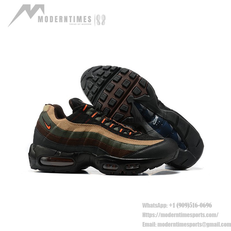 Nike Air Max 95 DH4754-300 Dark Army Green Sneakers with Air Cushion Technology