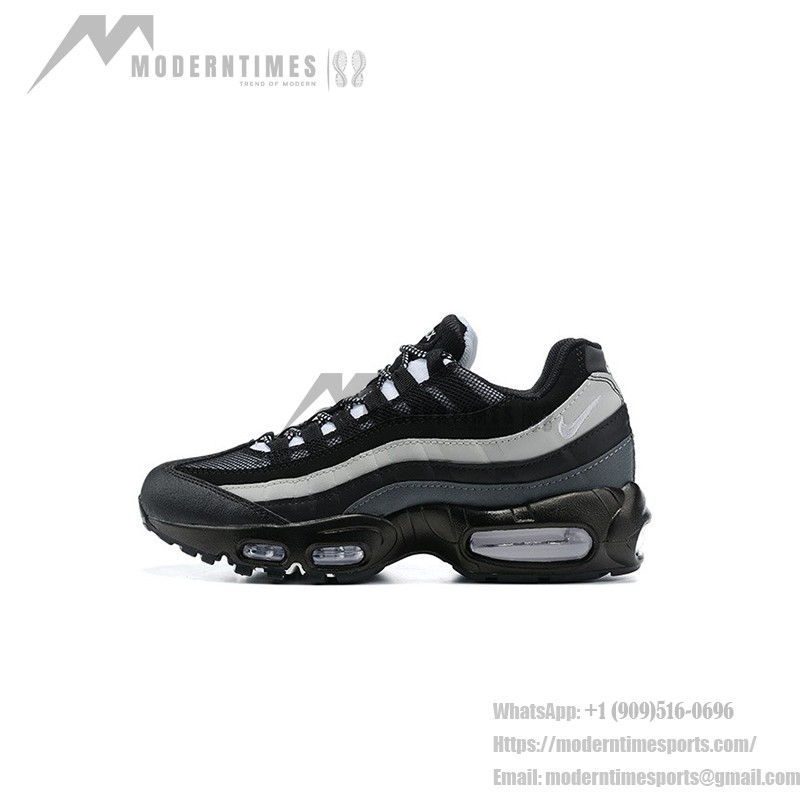 Nike Air Max 95 Essential CT1805-001 ブラック＆スモークグレー スニーカー 側面図