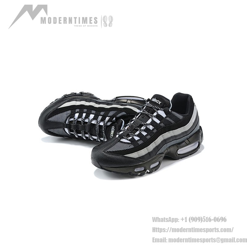 Nike Air Max 95 Essential CT1805-001 ブラック＆スモークグレー スニーカー 側面図