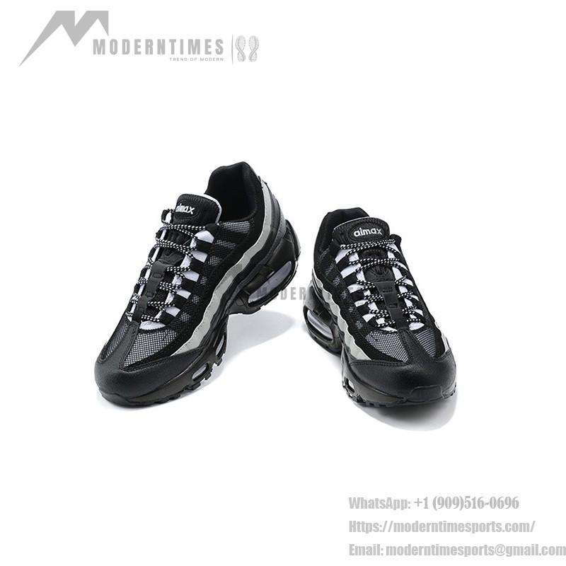 Nike Air Max 95 Essential CT1805-001 ブラック＆スモークグレー スニーカー 側面図