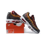 Nike Air Max 95 Essential CT1805-200 Yukon Brown and Red Sneakers Side View