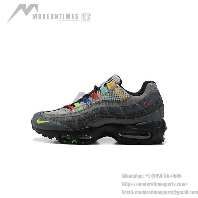 Nike Air Max 95 Evolution of Icons CW6575-001 Multicolor Sneakers Side View