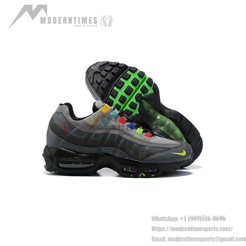 Nike Air Max 95 Evolution of Icons CW6575-001 Multicolor Sneakers Side View