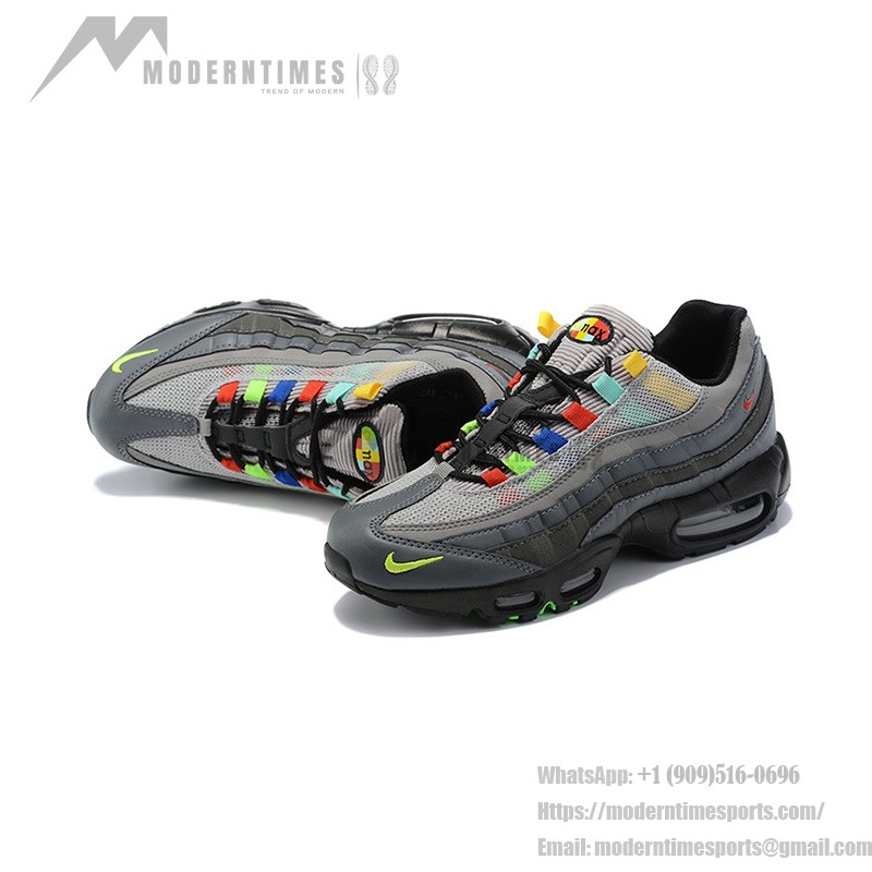 Nike Air Max 95 Evolution of Icons CW6575-001 Multicolor Sneakers Side View