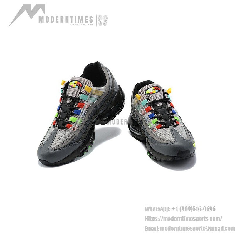 Nike Air Max 95 Evolution of Icons CW6575-001 Multicolor Sneakers Side View