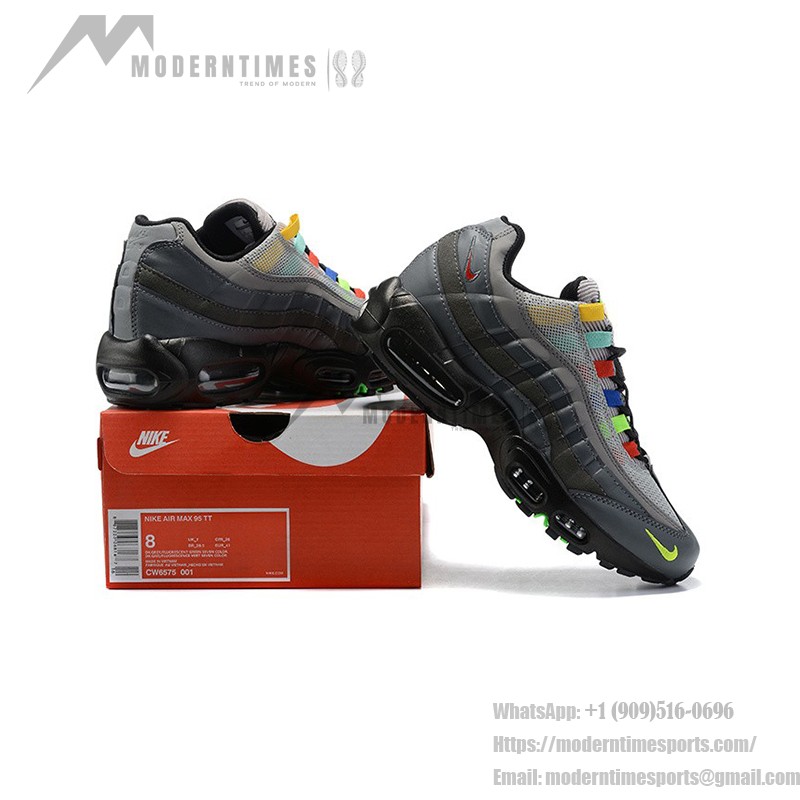 Nike Air Max 95 Evolution of Icons CW6575-001 Multicolor Sneakers Side View