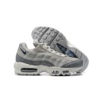 Nike Air Max 95 'Wolf Grey Midnight Navy' FD0663-001 Men’s Air Cushion Sneakers – Stylish Grey and Navy Colorway with Air Max Cushioning