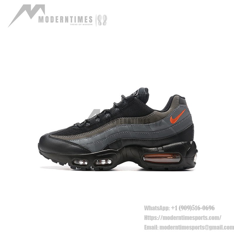 Nike Air Max 95 'Black Picante Reflective' FD0663-002 Men’s Running Sneakers – Reflective Detailing and Bold Colorway for Enhanced Visibility