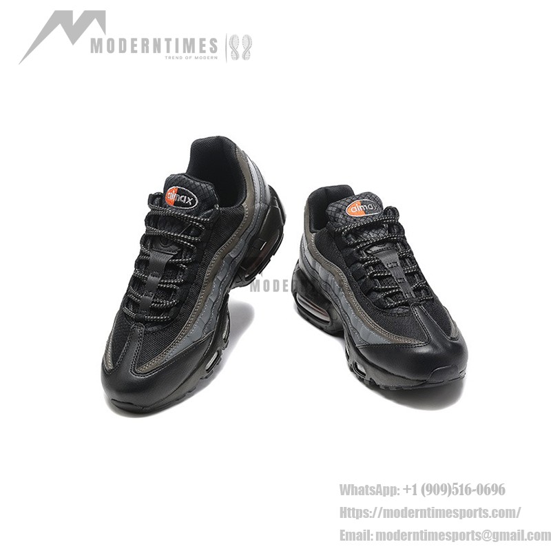 Nike Air Max 95 'Black Picante Reflective' FD0663-002 남성 러닝 스니커즈 – 반사 디테일과 대담한 색상으로 가시성 강화