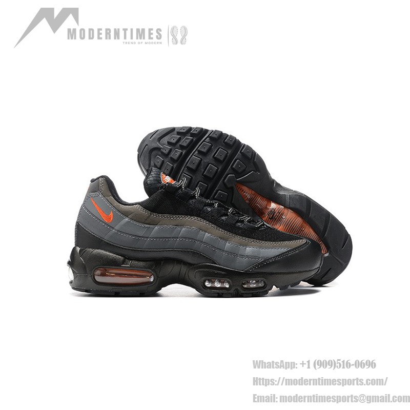 Nike Air Max 95 'Black Picante Reflective' FD0663-002 Men’s Running Sneakers – Reflective Detailing and Bold Colorway for Enhanced Visibility