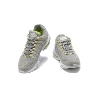 Nike Air Max 95 Next Nature 'Light Smoke Grey Pale Vanilla' FJ4826-001 Men's Eco-Friendly Air Cushion Running Shoes, Comfortable and Durable, Fashionable Trendy Sneakers