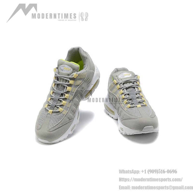 Nike Air Max 95 Next Nature 'Light Smoke Grey Pale Vanilla' Eco-Friendly Running Shoes for Men