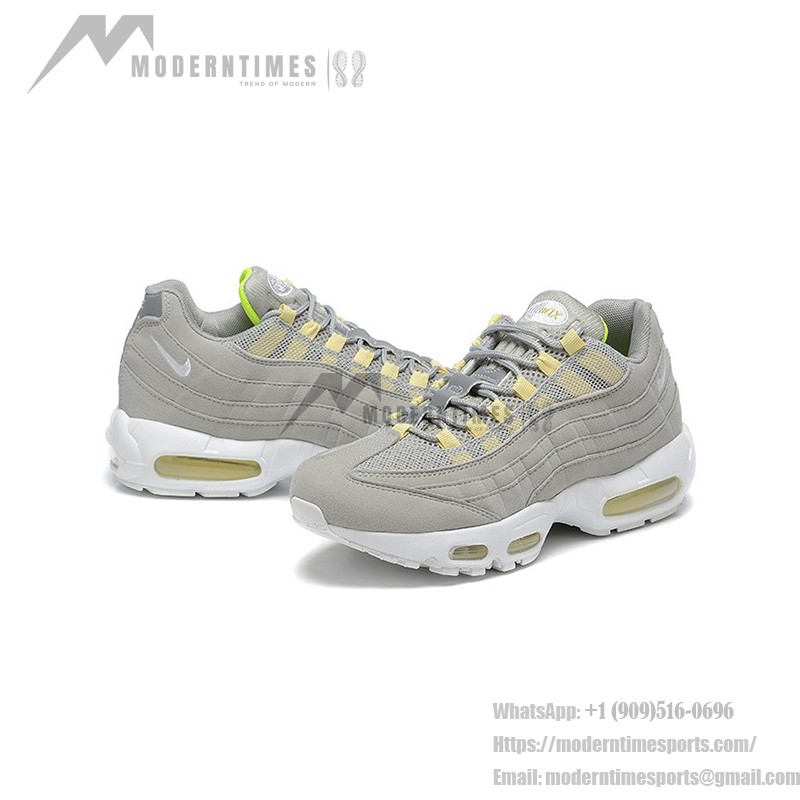 Nike Air Max 95 Next Nature 'Light Smoke Grey Pale Vanilla' Eco-Friendly Running Shoes for Men