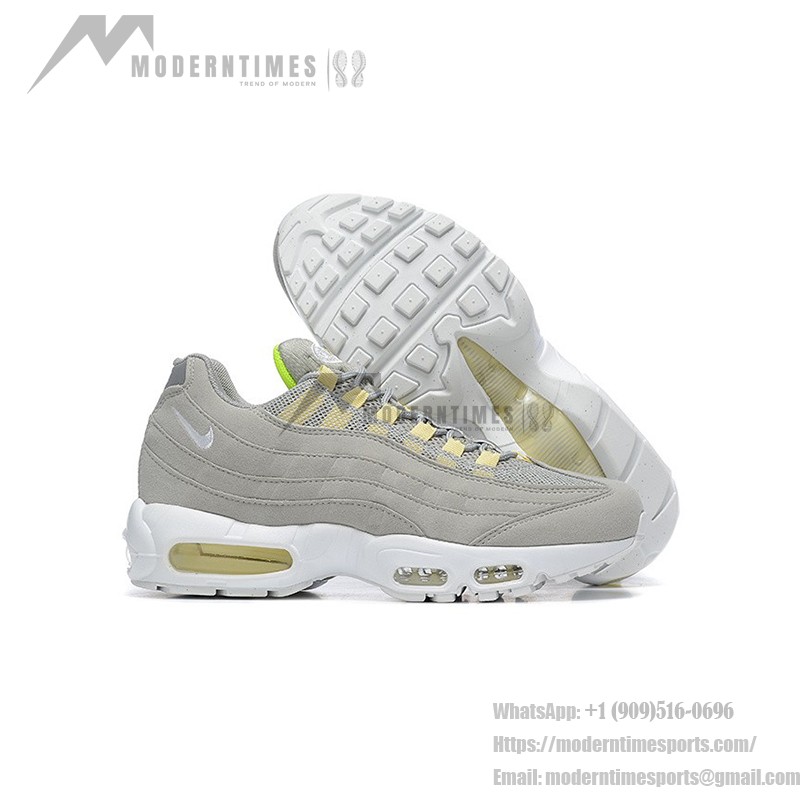 Nike Air Max 95 Next Nature 'Light Smoke Grey Pale Vanilla' Eco-Friendly Running Shoes for Men