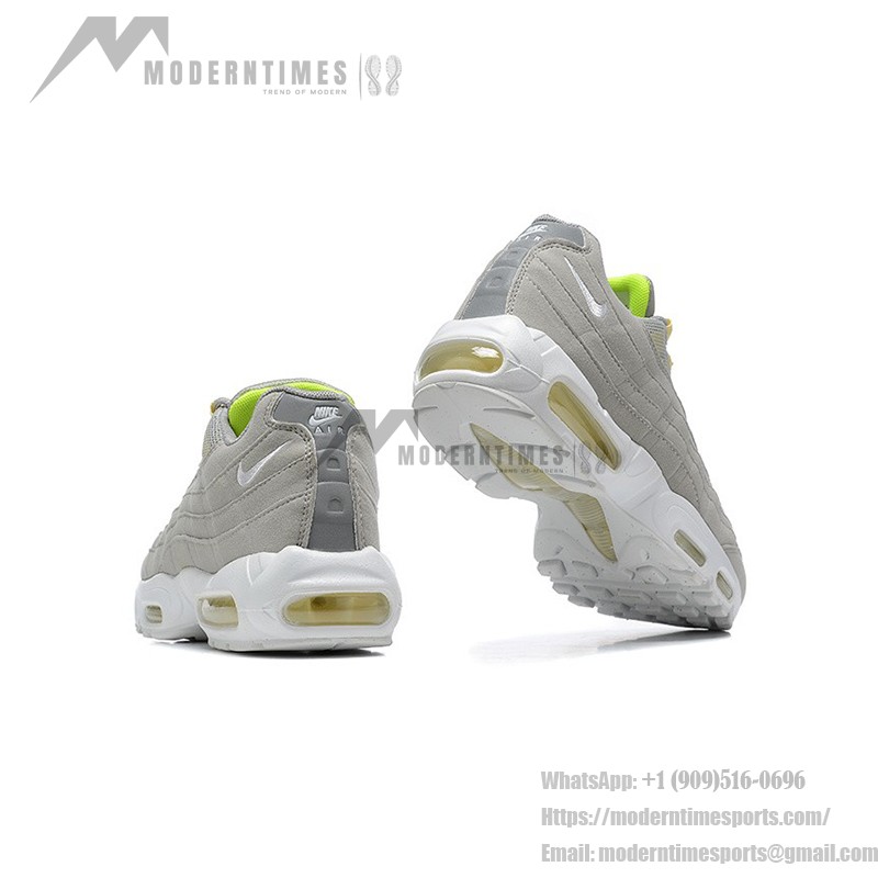 Nike Air Max 95 Next Nature 'Light Smoke Grey Pale Vanilla' Eco-Friendly Running Shoes for Men