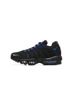 Nike Air Max 95 'Black Royal Blue' FN3876-001 – Men's Iconic Air Cushion Sneakers, Stylish & Comfortable Running Shoes