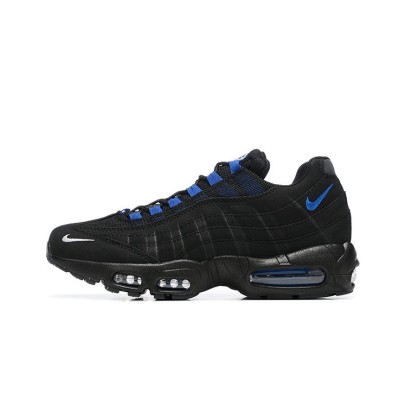 Nike Air Max 95 'Black Royal Blue' FN3876-001 – Men's Iconic Air Cushion Sneakers, Stylish & Comfortable Running Shoes