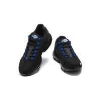 Nike Air Max 95 'Black Royal Blue' FN3876-001 – Men's Iconic Air Cushion Sneakers, Stylish & Comfortable Running Shoes