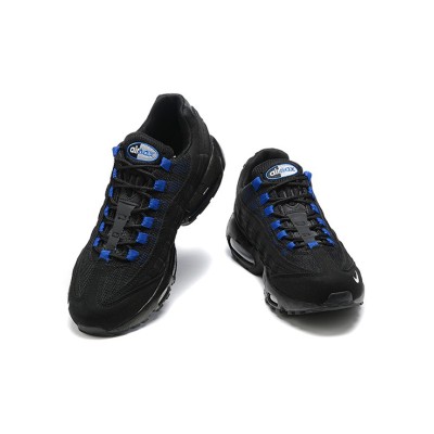 Nike Air Max 95 'Black Royal Blue' FN3876-001 – Men's Iconic Air Cushion Sneakers, Stylish & Comfortable Running Shoes