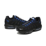 Nike Air Max 95 'Black Royal Blue' 남성용 에어 쿠셔닝 기술이 적용된 스니커즈