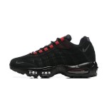 Nike Air Max 95 FQ2430-001 Black-Red Sneakers with Air Cushion and Reflective Details