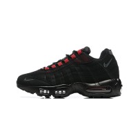 Nike Air Max 95 FQ2430-001 Black-Red Sneakers - Air Cushion Comfort & Reflective Trendy Design