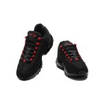 Nike Air Max 95 FQ2430-001 Black-Red Sneakers with Air Cushion and Reflective Details