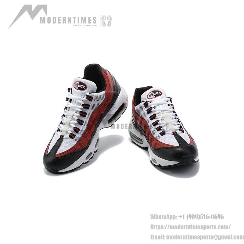 Nike Air Max 95 GS Bordeaux CJ3906-104 レッド＆ブラック スニーカー 側面図