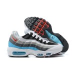 Nike Air Max 95 Glass Blue CV6971-100 Gradient Blue Sneakers Side View