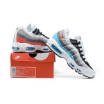 Nike Air Max 95 Glass Blue CV6971-100 Gradient Blue Sneakers Side View