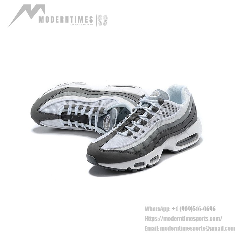 Nike Air Max 95 Grey Fog CT1268-001 그레이 & 화이트 스니커즈 측면 보기