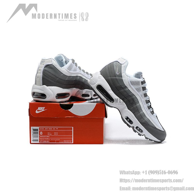 Nike Air Max 95 Grey Fog CT1268-001 그레이 & 화이트 스니커즈 측면 보기