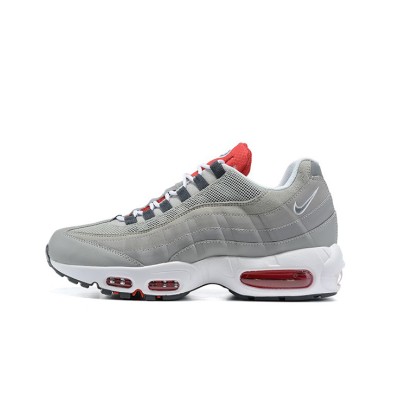 Nike Air Max 95 Grey USA DB0250-001 Grey and Red Sneakers | A Perfect Fusion of Minimalist Elegance and Comfort