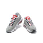 Nike Air Max 95 Grey USA DB0250-001 Grey and Red Sneakers Side View