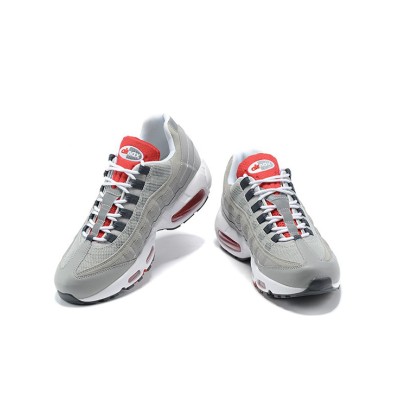 Nike Air Max 95 Grey USA DB0250-001 Grey and Red Sneakers | A Perfect Fusion of Minimalist Elegance and Comfort