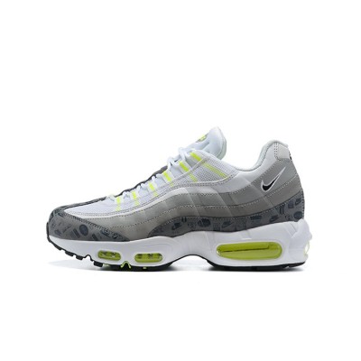 Nike Air Max 95 Logos Pack White Neon DH8256-100 - A Perfect Blend of Style and Comfort