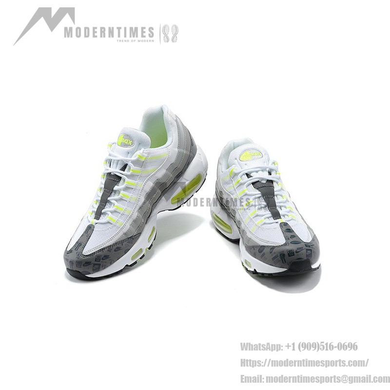 Nike Air Max 95 Logos Pack White Neon DH8256-100 Sneakers