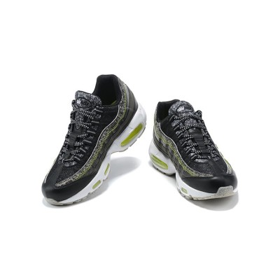 Nike Air Max 95 M2Z2 Recycled Wool Pack CV6899-001 Black and Electric Green Sneakers | A Perfect Fusion of Sustainable Materials and Comfort