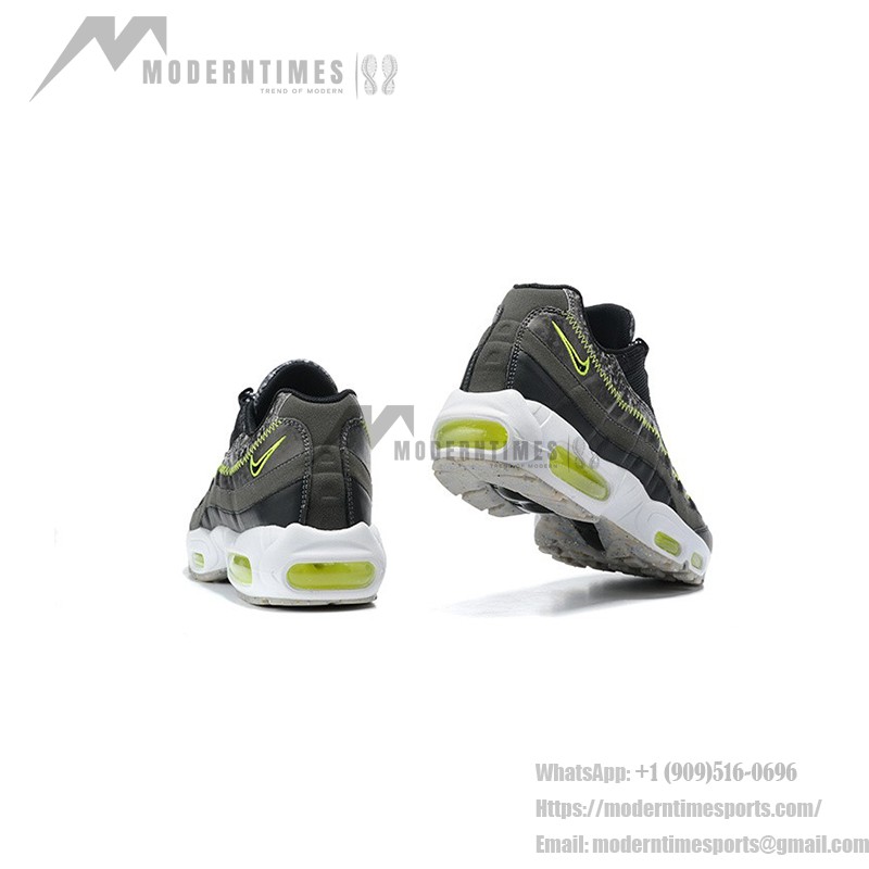 Nike Air Max 95 M2Z2 リサイクルウールパック CV6899-001 ブラック＆エレクトリックグリーン スニーカー 側面図