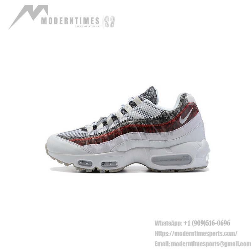 Nike Air Max 95 M2Z2 Recycled Wool Pack White Bright Crimson CV6899-100 Sneakers