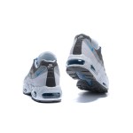 Nike Air Max 95 609048-108 White, Grey, and Blue Sneakers Side View