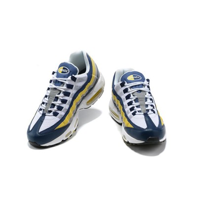 Nike Air Max 95 Michigan CZ0191-400 Blue, Yellow, and Grey Sneakers | A Perfect Blend of Stylish Design and Comfort Technology