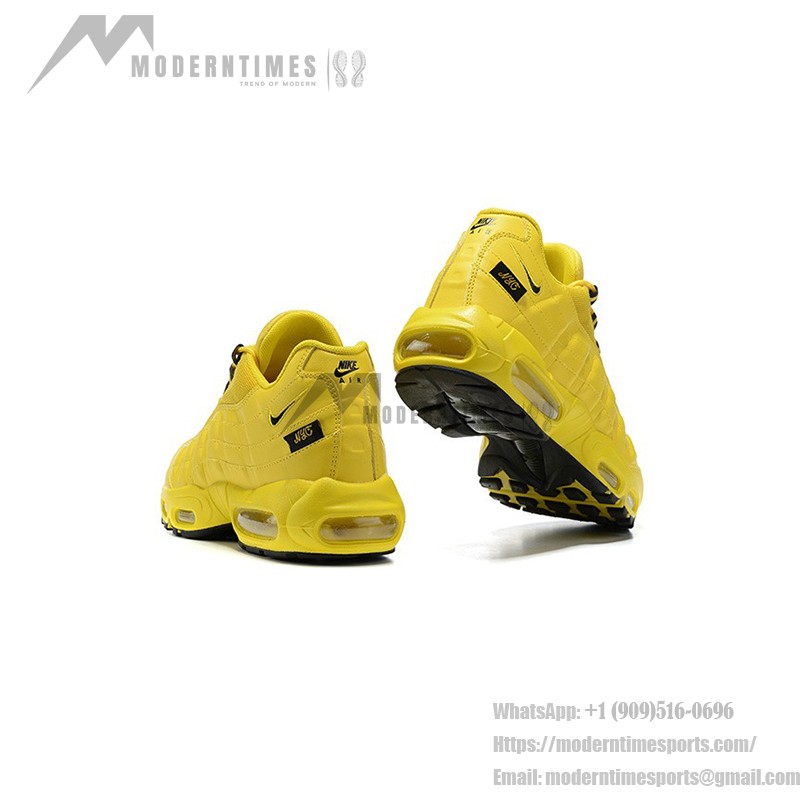 Nike Air Max 95 DH0143-700 NYC Taxi Yellow Sneakers with Black Accents