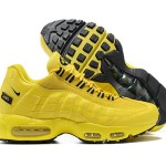 Nike Air Max 95 DH0143-700 NYC Taxi Yellow Sneakers with Black Accents