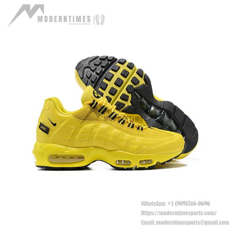 Nike Air Max 95 DH0143-700 NYC Taxi Yellow Sneakers with Black Accents